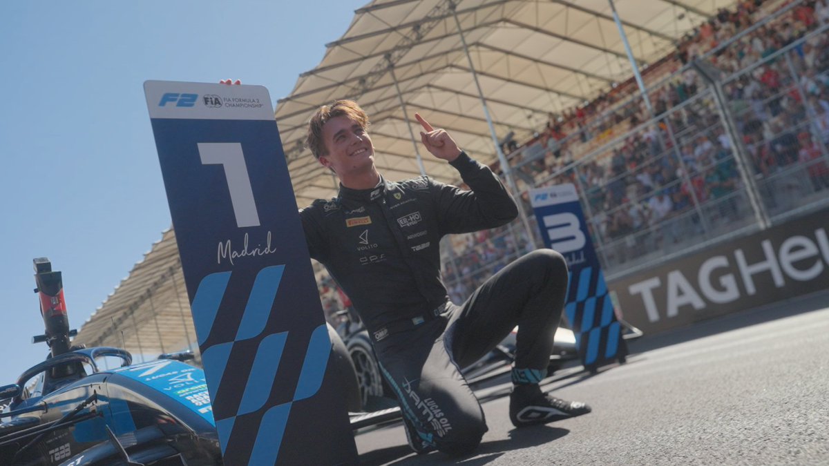 Formula2's tweet photo. NEW EPISODE JUST DROPPED!!! 🤩

Chasing The Dream takes you behind the scenes of the first-ever weekend in Madrid 🇪🇸🎬

Watch now ➡️ https://t.co/b7H2uOYgDf

#F2 #SpanishGP https://t.co/EjwYXDtP6x