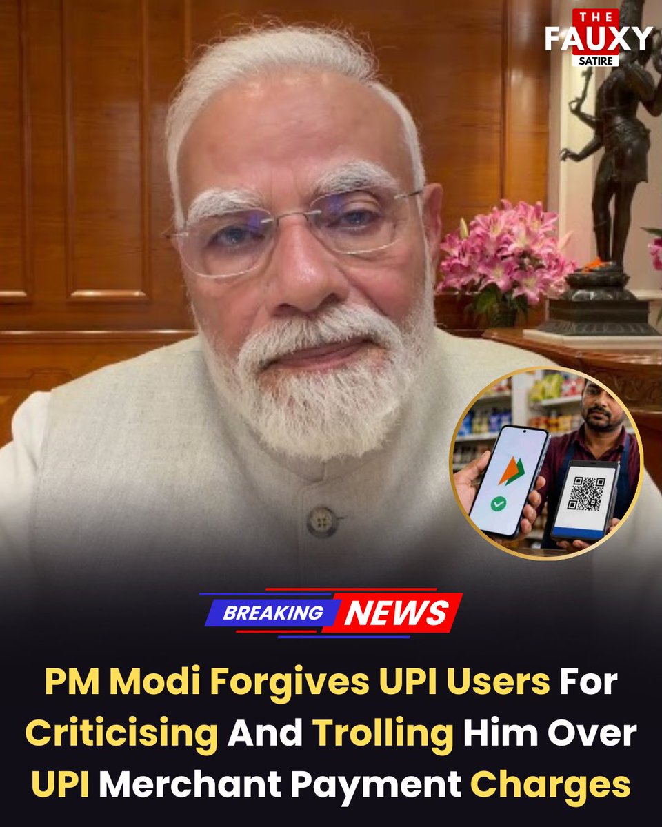 the_fauxy's tweet photo. 𝐏𝐌 𝐌𝐨𝐝𝐢 𝐅𝐨𝐫𝐠𝐢𝐯𝐞𝐬 𝐔𝐏𝐈 𝐔𝐬𝐞𝐫𝐬 𝐅𝐨𝐫 𝐂𝐫𝐢𝐭𝐢𝐜𝐢𝐬𝐢𝐧𝐠 𝐀𝐧𝐝 𝐓𝐫𝐨𝐥𝐥𝐢𝐧𝐠 𝐇𝐢𝐦 𝐎𝐯𝐞𝐫 𝐔𝐏𝐈 𝐌𝐞𝐫𝐜𝐡𝐚𝐧𝐭 𝐏𝐚𝐲𝐦𝐞𝐧𝐭 𝐂𝐡𝐚𝐫𝐠𝐞𝐬 https://t.co/jRvGUEJ4gk