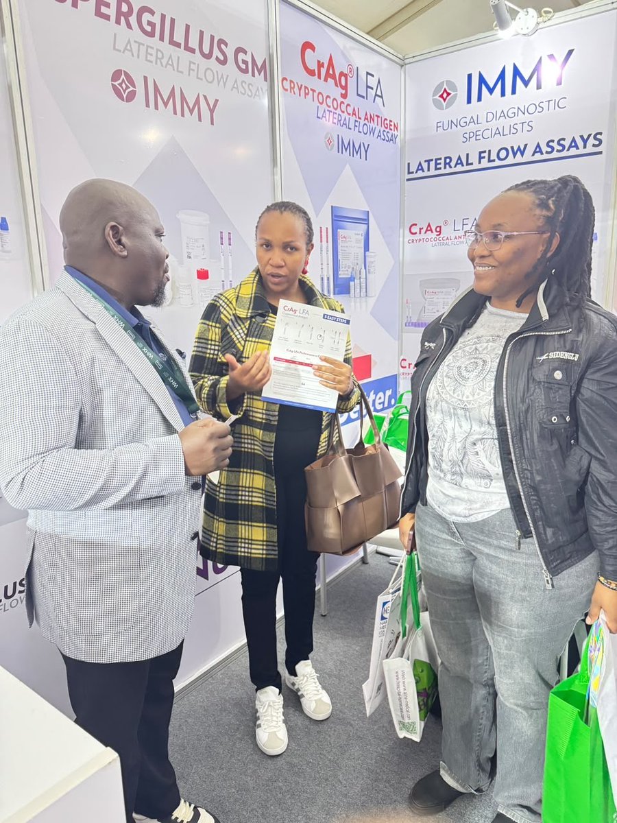IMMYdiagnostics's tweet photo. Come see us at the World Health Expo in Nairobi! Come by and talk fungal diagnostics! We are at booth H1.G25 https://t.co/mspJI2ezSa