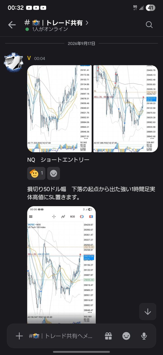 Vee_Trading's tweet photo. NQ(ナスダック)とBTC(ビットコイン)のショート始めました。
Discordグループで先に発信してるのでXは少し遅め。
初めてのトレード共有になります。
届け❤️‍🔥 https://t.co/w0nW5FbZk7