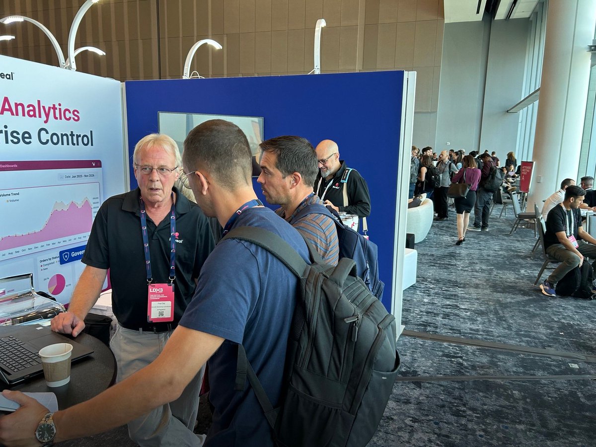 reveal_bi's tweet photo. Day 2 at LDX3 NYC: what we're hearing on the floor.

The question has shifted from 'should we build embedded analytics?' to 'how do we make it AI-ready?'

Governance is the blocker. Tenancy, compliance, auditability.

Find us at Booth #710. 👋

#LDX3NewYork #EmbeddedAnalytics https://t.co/T9KSUXJSXJ