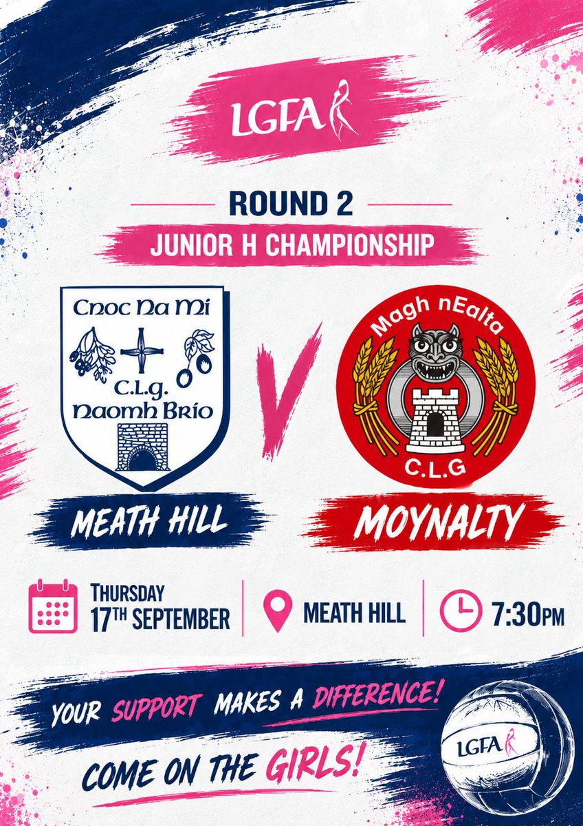 meathhilloff's tweet photo. Ladies Must Win Game Tomorrow Evening
Get all the latest news on the Meath Hill GAA app https://t.co/59F8iEvf9v https://t.co/Zj8AX35mBX