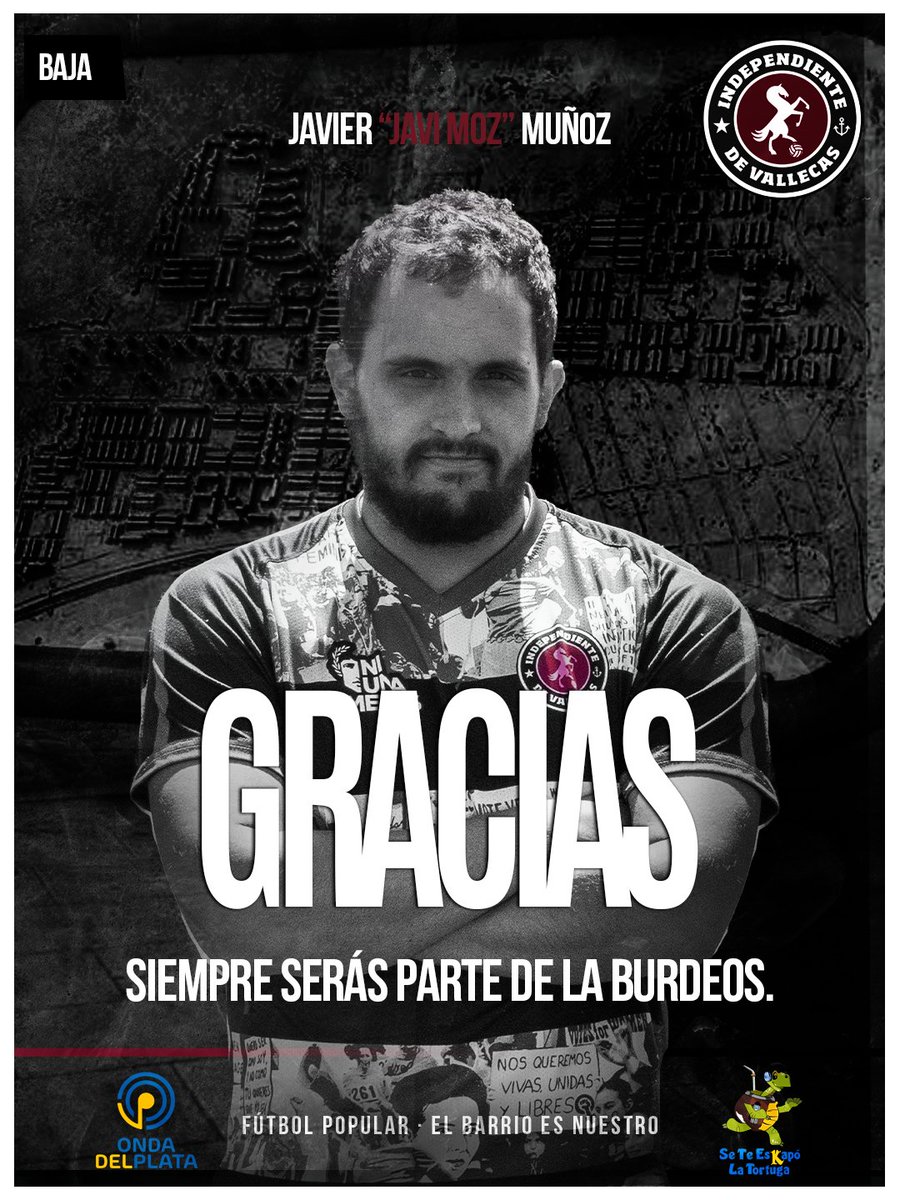 CDIVallecas's tweet photo. Noticia que no nos gusta daros, un gran arquero no seguirá con nosotras esta temporada 😞

Agradecer a Javi, Moz, su implicación tanto dentro como fuera del campo 🫂❤️‍🩹 

Una persona increíble a la que le deseamos lo mejor, y por supuesto, está será siempre tu casa 🇱🇻 https://t.co/KGsFdOar5b