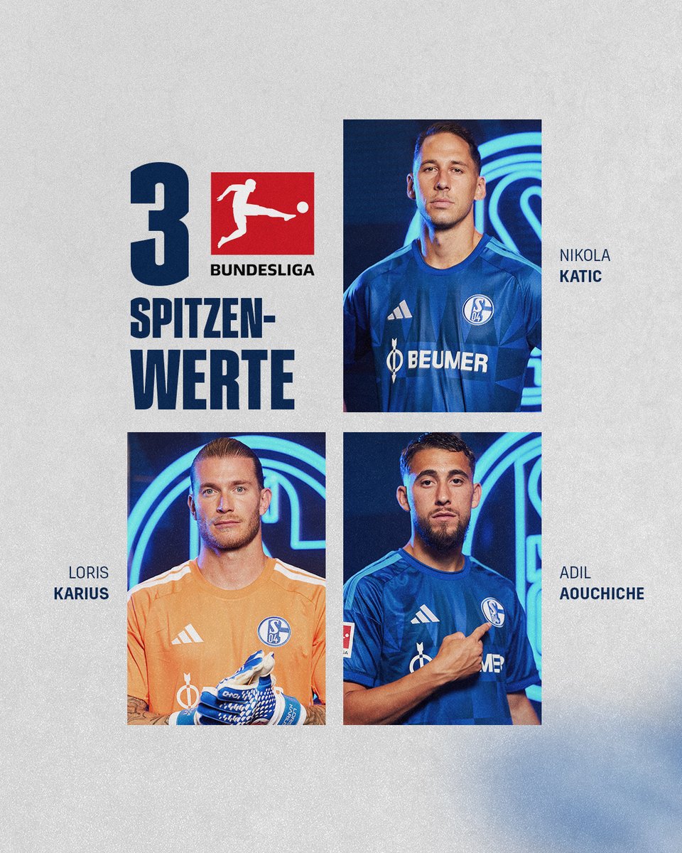 s04's tweet photo. Drei ligaweite Spitzenwerte für den #S04 nach drei Spieltagen - stark, Männer! 🥇👏 https://t.co/D9jE2eZOSY