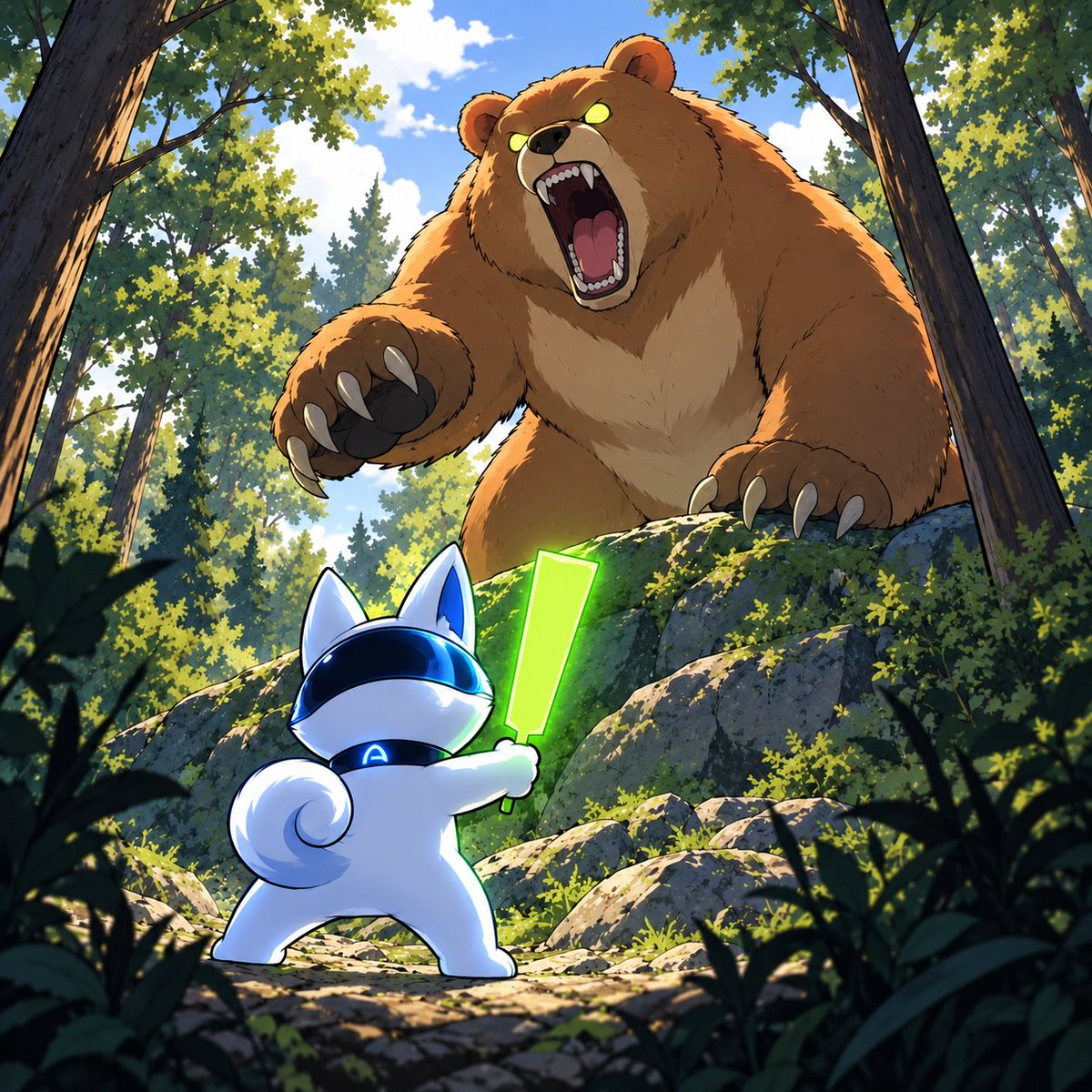 ArcInuX's tweet photo. no bears allowed https://t.co/CPsrQlZYP9