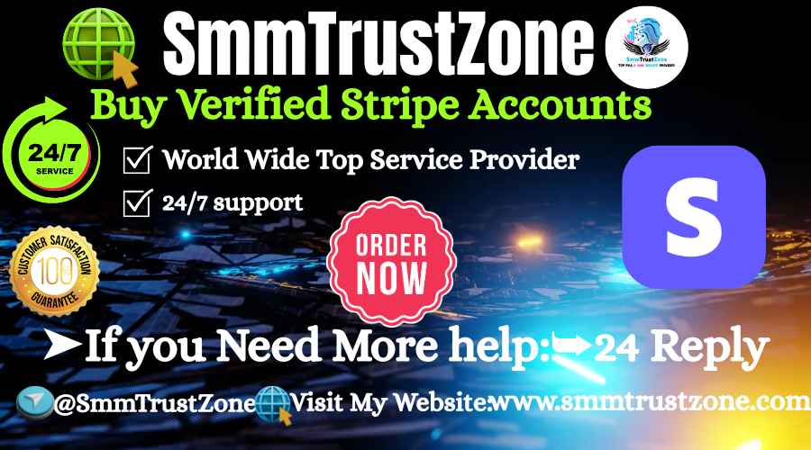 SmmTrustZone55's tweet photo. Buy Verified Stripe Accounts | Secure &amp; Ready-to-Use Stripe Accounts
➤For 24/7 Support Contact Us Now:
✅WhatsApp : +1 (586) 298-0913
✅Telegram : @smmtrustzone
✅Gmail : smmtrustzone@gmail.com https://t.co/VIIi9ea4Fu