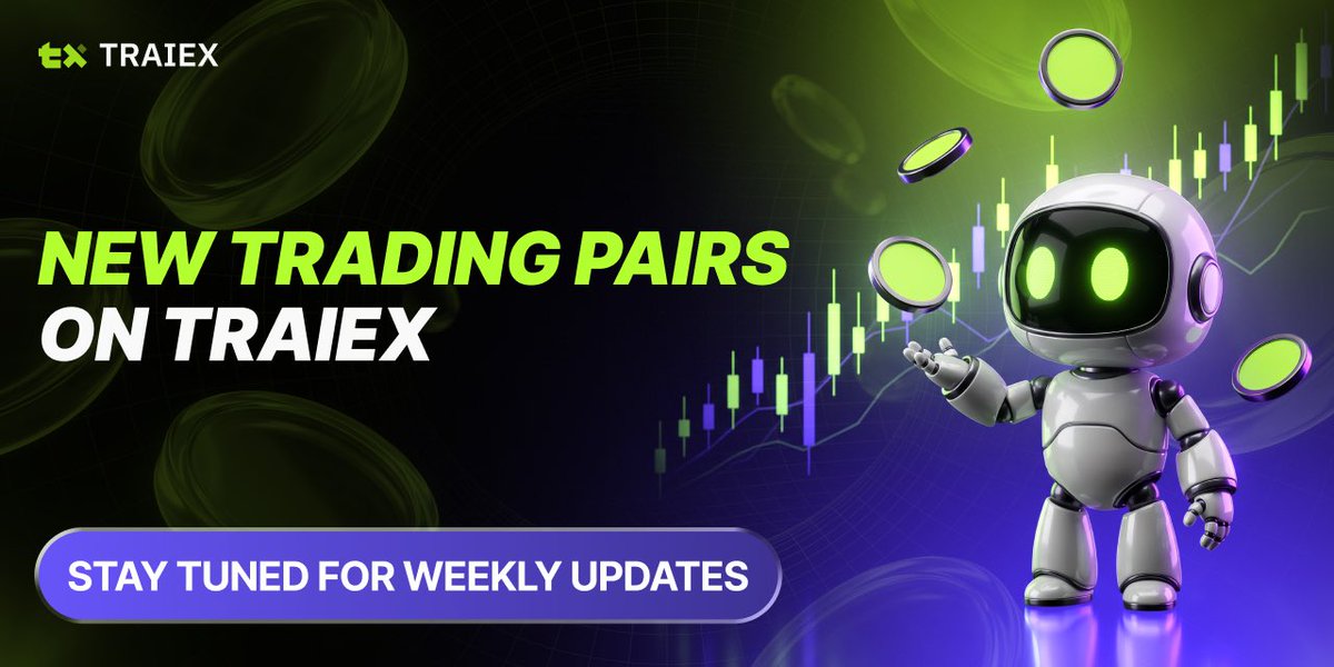 traiex_official's tweet photo. ⚡️ 15 new USDC trading pairs on TRAIEX this week: BTC, ETH, SOL, BNB, PEPE, DOGE, UNI, TRX, LINK, ADA, AVAX, SHIB, ARB, 1INCH and OP.

XRP/USDC and XRP/USDT will also be available from September 17.

Start trading → https://t.co/edpiVwUdNG https://t.co/CXQM5ZZki3