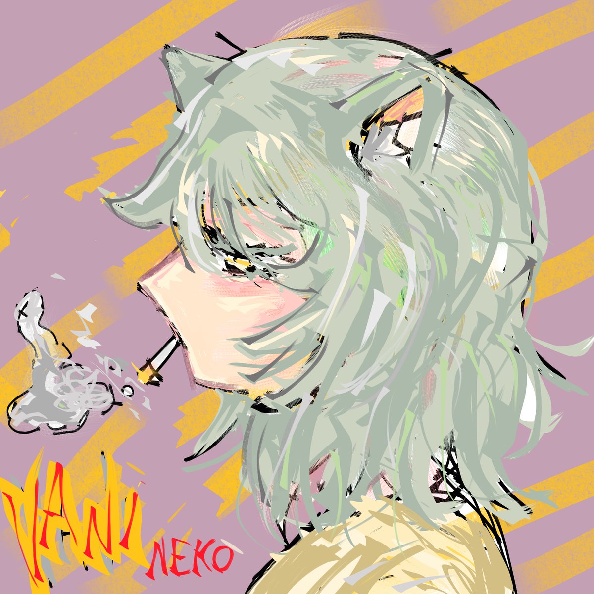 zopzz78's tweet photo. Does this dumb chick only know how to smoke? #yanineko #chainsmokercat https://t.co/LcufLOapnI