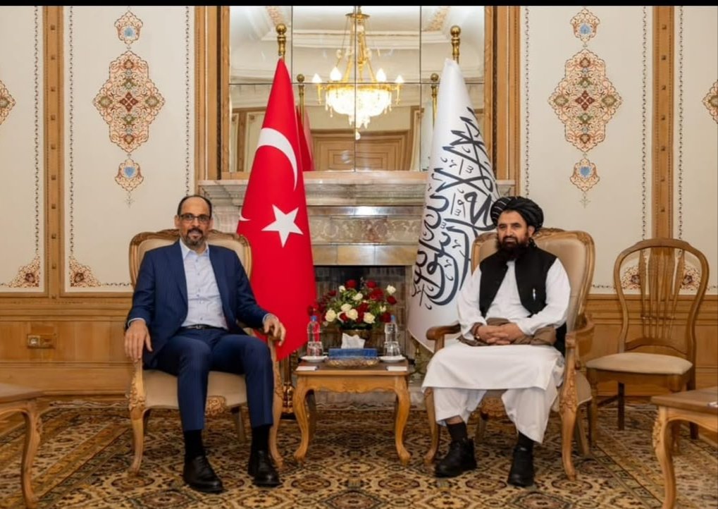 Reality_Check41's tweet photo. JUST IN 🚨: 🇹🇷🏳️ Türkiye’s Intelligence Chief Meets Afghan Counterpart
Türkiye’s intelligence chief has met with Mullah Abdul Haq Wasiq, head of the Islamic Emirate’s intelligence agency, in Kabul. https://t.co/3TqySFM3g4