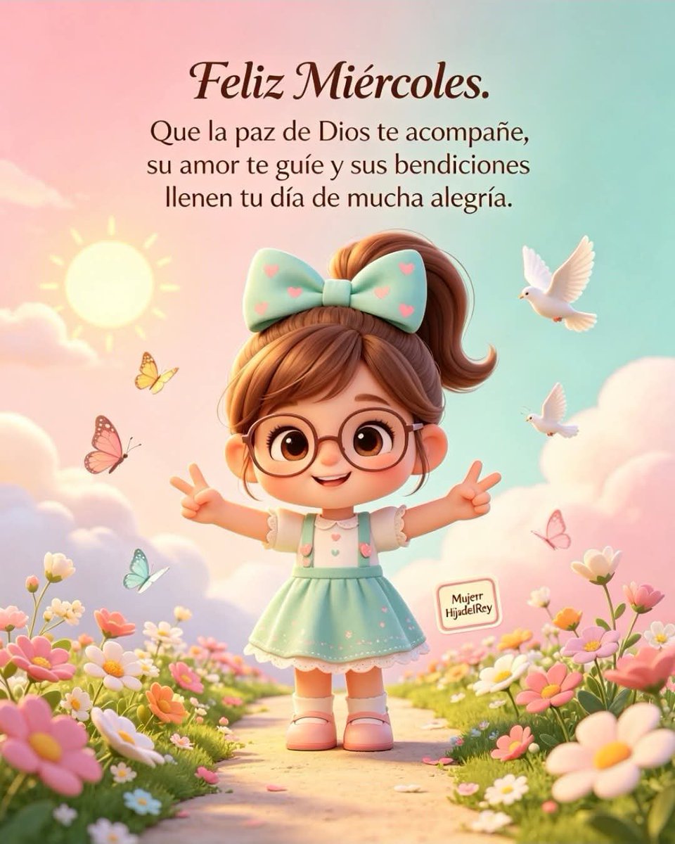 Gallardo_miri23's tweet photo. Mitad de semana, mitad de camino, pero con la fuerza de Dios para seguir adelante 💖
Que este miércoles esté lleno de su paz, su amor y muchas bendiciones para ti.
Él camina contigo en cada paso.
🔆🫶🙏
#FelizMiercoles #PazDeDios #MujerHijaDelRey #Bendiciones #AmorDeDios https://t.co/PSOPPr4TSj