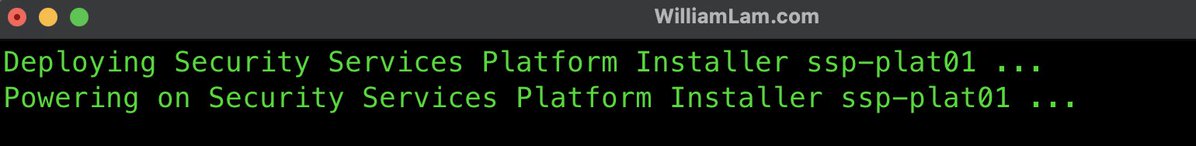 lamw's tweet photo. [🆕] - Quick Tip - Automating vDefend Security Services Platform (SSP) 5.2.0 Installer OVA Deployment https://t.co/37cmXlffge

👆1st step in rolling out the latest vDefend SSP 5.2 in my #VCF911 lab! 😅 https://t.co/uYBNCmaqD7