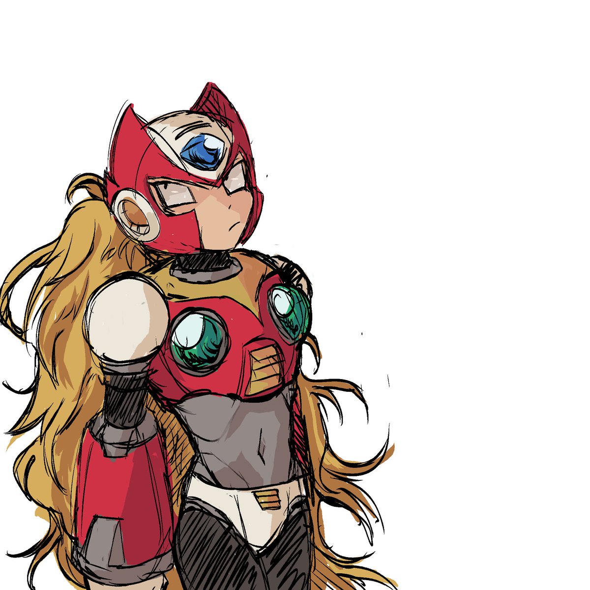 FRIEDHARDRIVE's tweet photo. Hi zero #megaman https://t.co/Lvct8DKsko