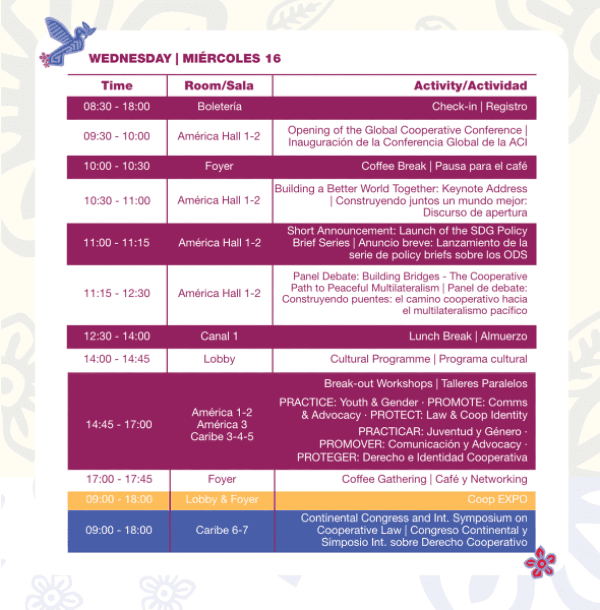 icacoop's tweet photo. 📩 Today’s #ICAPanama2026 newsletter is out 🇵🇦

Inside:
🎙️ Conference opening
🗳️ New ICA Global Board
📄 SDG Policy Briefs
🤝 Coop EXPO ⚖️ Cooperative Law Congress
And yes: 👀 don’t disappear after lunch because of
🌱 PRACTICE
📣 PROMOTE
⚖️ PROTECT

#BuildingBridges #coops4dev🌍 https://t.co/IlGAq8Sagj