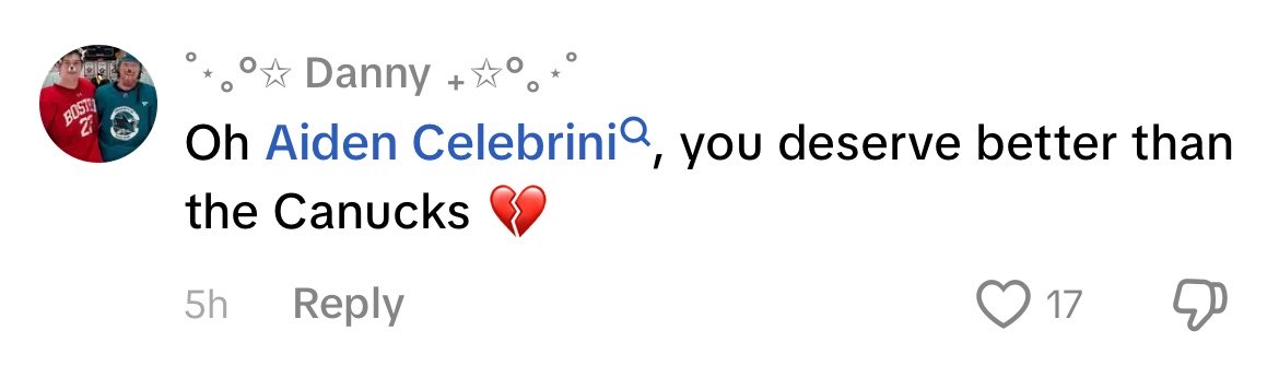 hockeyjtm's tweet photo. there are people out there whose entire knowledge of the nhl is clearly derived from macklin celebrini youtube content https://t.co/dJjMNyIGmF