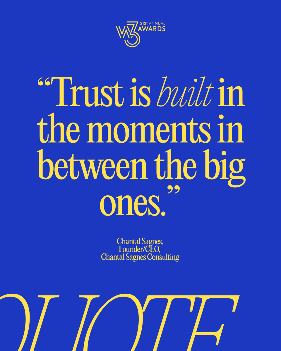 W3Awards's tweet photo. Winning work starts long before the entry is written. Just ask w3 Awards juror Chantal Sagnes.

Read her full 'Beyond the Build' story to see how she's reviewing this year's entries: https://t.co/ffEKKFlgfO

#w3Awards https://t.co/IhkA3AJJuH
