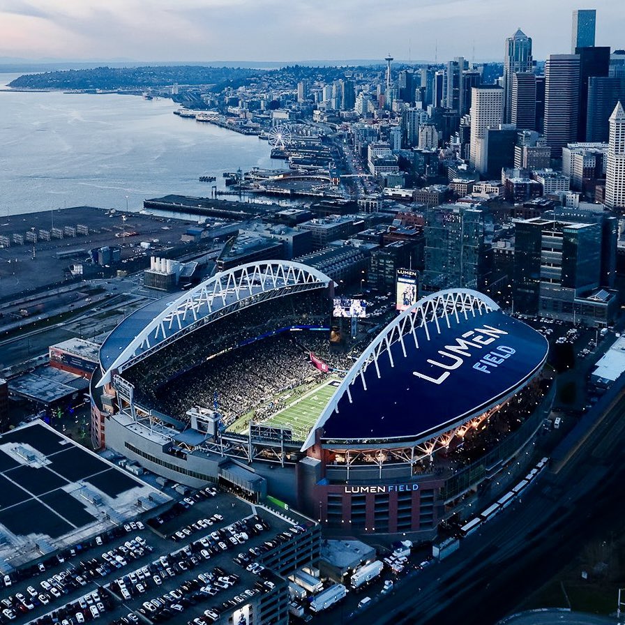GridIronically's tweet photo. All these new stadiums look the same.

Lumen clears. https://t.co/v691HRAnDm