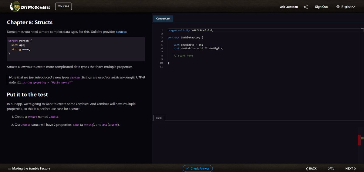 CipherXHQ's tweet photo. Day 3,Great things are built from small pieces. In code, a struct brings those pieces together—and turns simple data into something powerful.” 💻🧟‍♂️
Hashtags: #Day3 #Solidity #Web3 #Blockchain #SmartContracts #Coding #Programming #LearnToCode #100DaysOfCode #Ethereum #Developers https://t.co/PBq8evQXIE