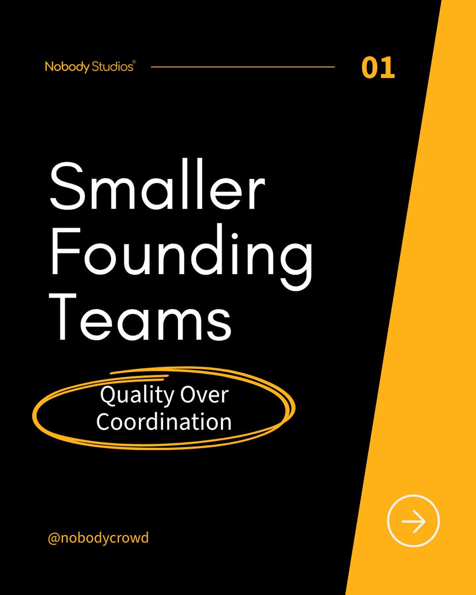 NobodyCrowd's tweet photo. Headcount is no longer the measure of startup capability. Leverage is.

AI automates execution, which means what matters most now is:
🎯 Customer empathy
🧠 Vision &amp; taste
⚡ Strategic judgment

Read the full breakdown: https://t.co/naxm89oZLJ

#NobodyStudios https://t.co/eSP9hiic0r