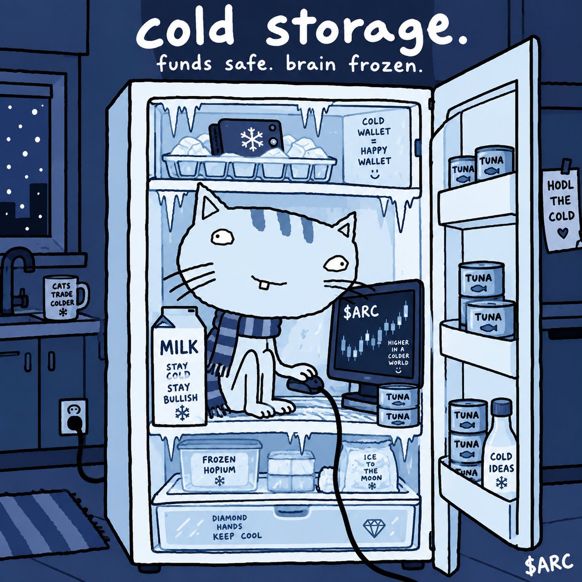 ARetardedCat's tweet photo. $ARC is made for the cold storage.

https://t.co/pvye3seC0y https://t.co/mJthRz3GkD