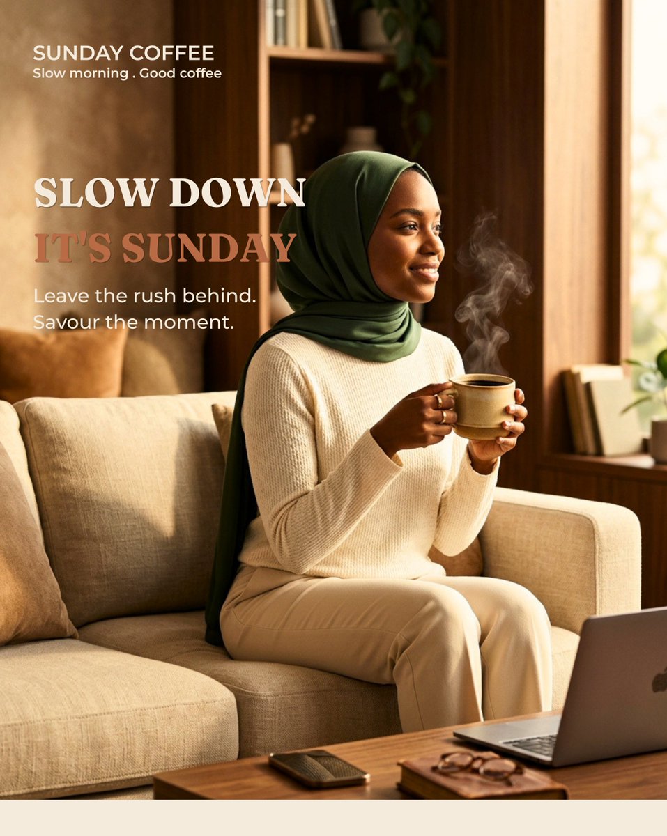 NuvahD's tweet photo. Day 5 — Beyond the Brief
Slow down. It’s Sunday.
A quiet morning, good coffee, and a moment to breathe.

#BeyondTheBrief #GraphicDesign #SundayCoffee https://t.co/GJJz37RjD4