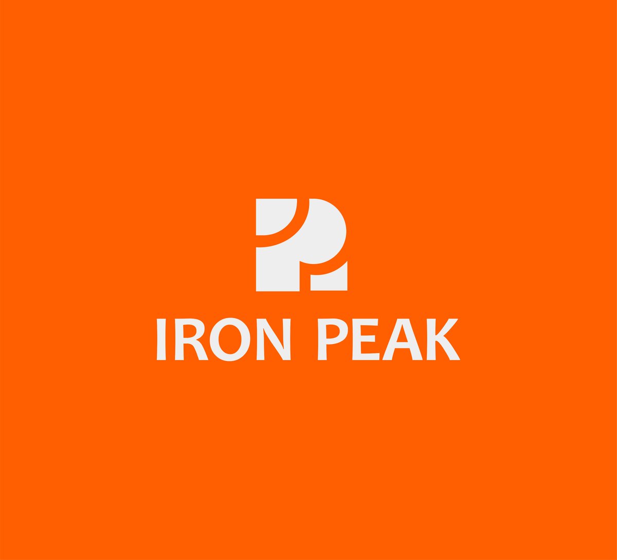 Inamdzn's tweet photo. Visual identity for - Iron Peak construction company 💫 https://t.co/Rq2Cr2xyh5