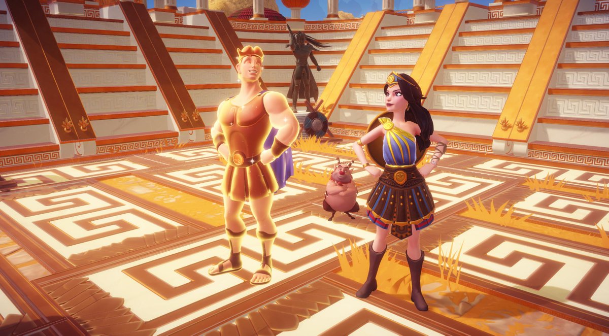 Eveaxia's tweet photo. Magical Transformation from Zero to Hero? My attempt for this week's "Shapeshift Superstar" Dreamsnaps!

#DisneyDreamlightValley #DDLVCommunity #DisneyDLV #Hercules #Dreamsnaps https://t.co/QzsS4TCUv1