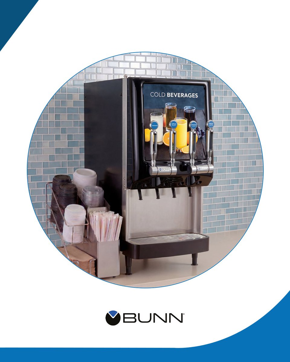 AliGroupFS's tweet photo. 🥤 With BUNN's JDF® cold #beverage dispenser, hotels, restaurants and other #foodservice operators can offer a wide selection of refreshing beverages while delivering speed, consistency and quality throughout the day.

Explore the #BUNN portfolio 👉 https://t.co/HnDziI8LKI https://t.co/1EKMkSQPu9