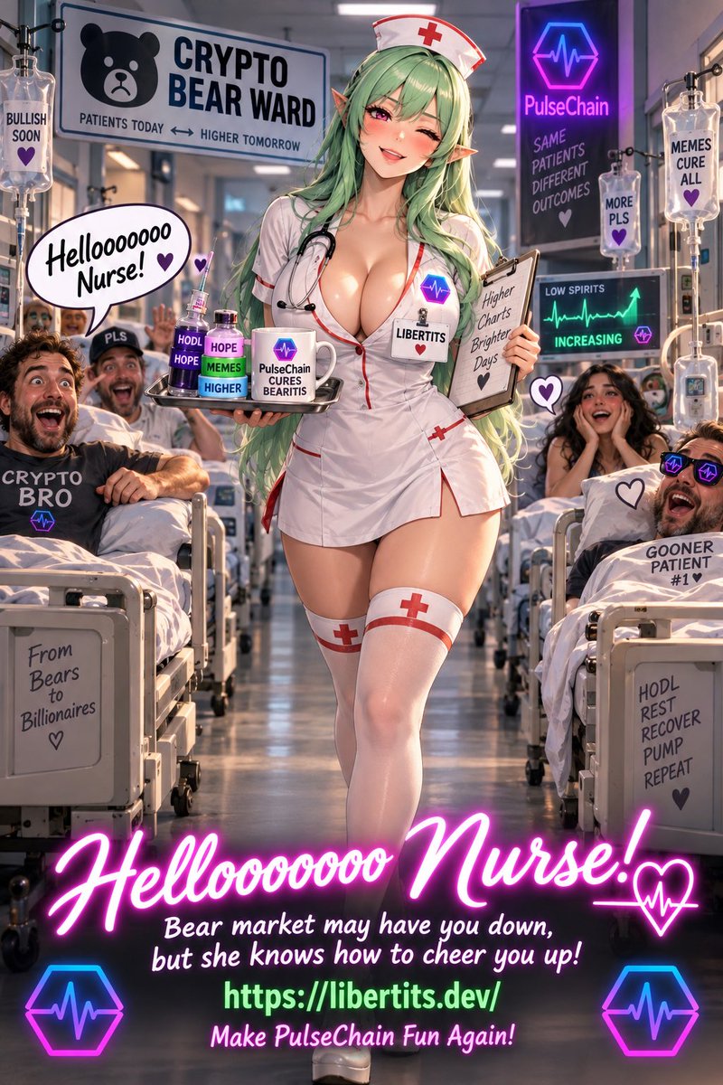 Veritatem_meam's tweet photo. Yesterday’s vote got you in the bear ward? No worries! We’re here to help. She has your cure. 
#MakePulseChainFunAgain

https://t.co/ODigAoBz3p

@Libertits_pls 
@LibertitsPLS https://t.co/r3PZy4OPVw