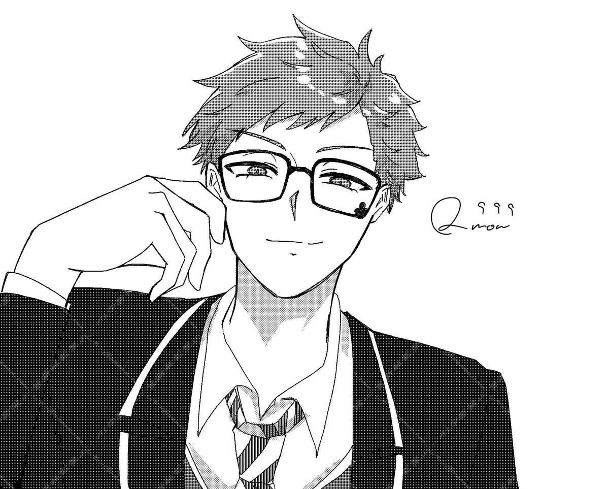 R999mon's tweet photo. 好きなメガネ2人 https://t.co/7NeUgd7wUe
