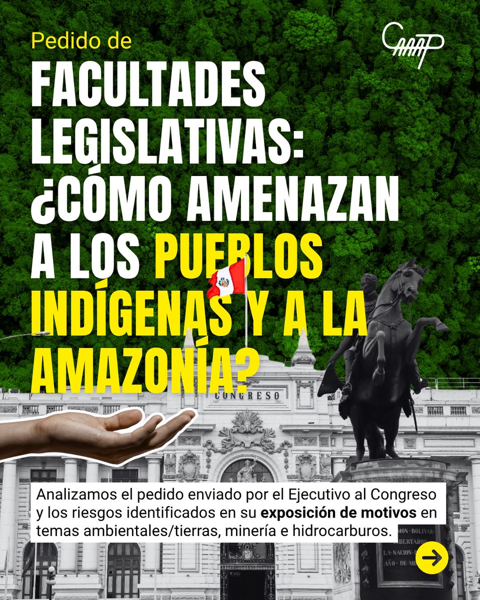 CaaapPeru's tweet photo. Opinión 🔴 El Poder Ejecutivo envió formalmente su primer pedido de facultades al Congreso para legislar sobre minería, hidrocarburos y tierras, entre otros. 
(+) https://t.co/RhQfZkPSYj