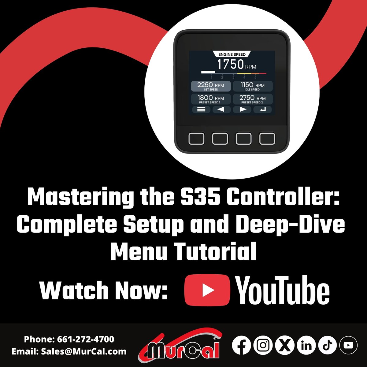 murcal's tweet photo. Master the S35 controller in minutes! ⚙️
We’re breaking down the full S35 menu system step-by-step—from basic setup to advanced configuration.
Watch the full video walkthrough 👇
https://t.co/oYahT71ccD
#s35controller #enginecontroller #industrialautomation #MurCal #fieldtech https://t.co/4esR78l4Qy