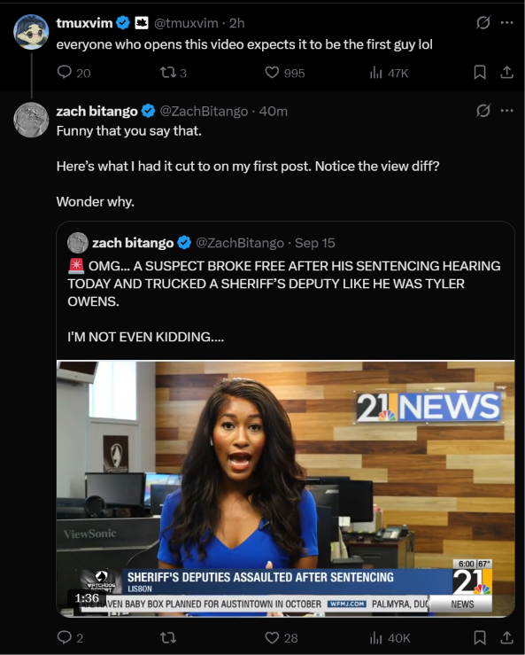 YahhSirio's tweet photo. @LGahib8462 He basically said that's why he did that when he reposted it.

8 likes vs 30k.
All most likely to do with racism. https://t.co/JI1nJxOPg4