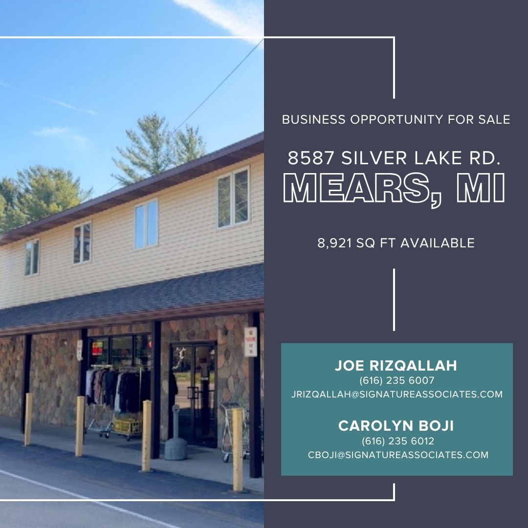 SignatureCRE's tweet photo. Turnkey business opportunity at 8587 Silver Lake Rd. in Mears! Prime lakefront location across from the boat launch with an established store, ample land &amp; room for expansion. https://t.co/bjcs0gpe84

#PropertySpotlight #SilverLakeMI #WestMichigan #CRE #KnowSignature #KnowResults https://t.co/ewTYIHvMOE