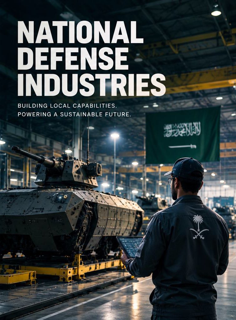Fawazsds's tweet photo. #SaudiArabia is engineering its defense future from within! 

MBS’s Vision 2030 is transforming the Kingdom into a global military manufacturing powerhouse! 🇸🇦✨ https://t.co/36OrRpzOb9