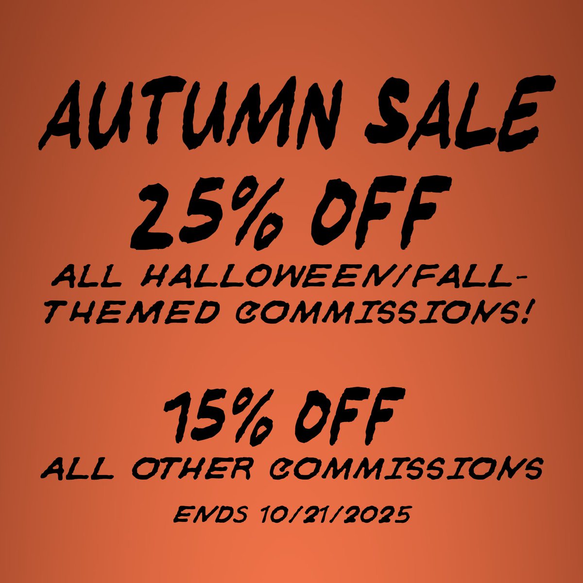 BDH_Drawz's tweet photo. 🍁ART COMMISSION SALE!🎃
DM me if interested!
ToS: https://t.co/BNmxBMgljr
#commissionsopen #commissions #artcommissions #artcommsopen #commsopen #autumnsale #fallsale #halloweensale #commissionsale #commission_sale #comm_sale #artistontwitter #artistsontwitter https://t.co/T8QPmi7VYE