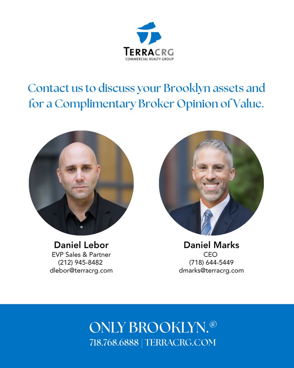 TerraCRG's tweet photo. SOLD | Williamsburg
TerraCRG is excited to announce the successful $15,600,000 sale of 60 North 1st Street, a 9,380 SF lot with a 29,490 ZSF in the #Williamsburg neighborhood of Brooklyn. Congratulations to Daniel Lebor and Daniel Marks on the transaction.

#OnlyBrooklyn® https://t.co/9naWcP3k5q