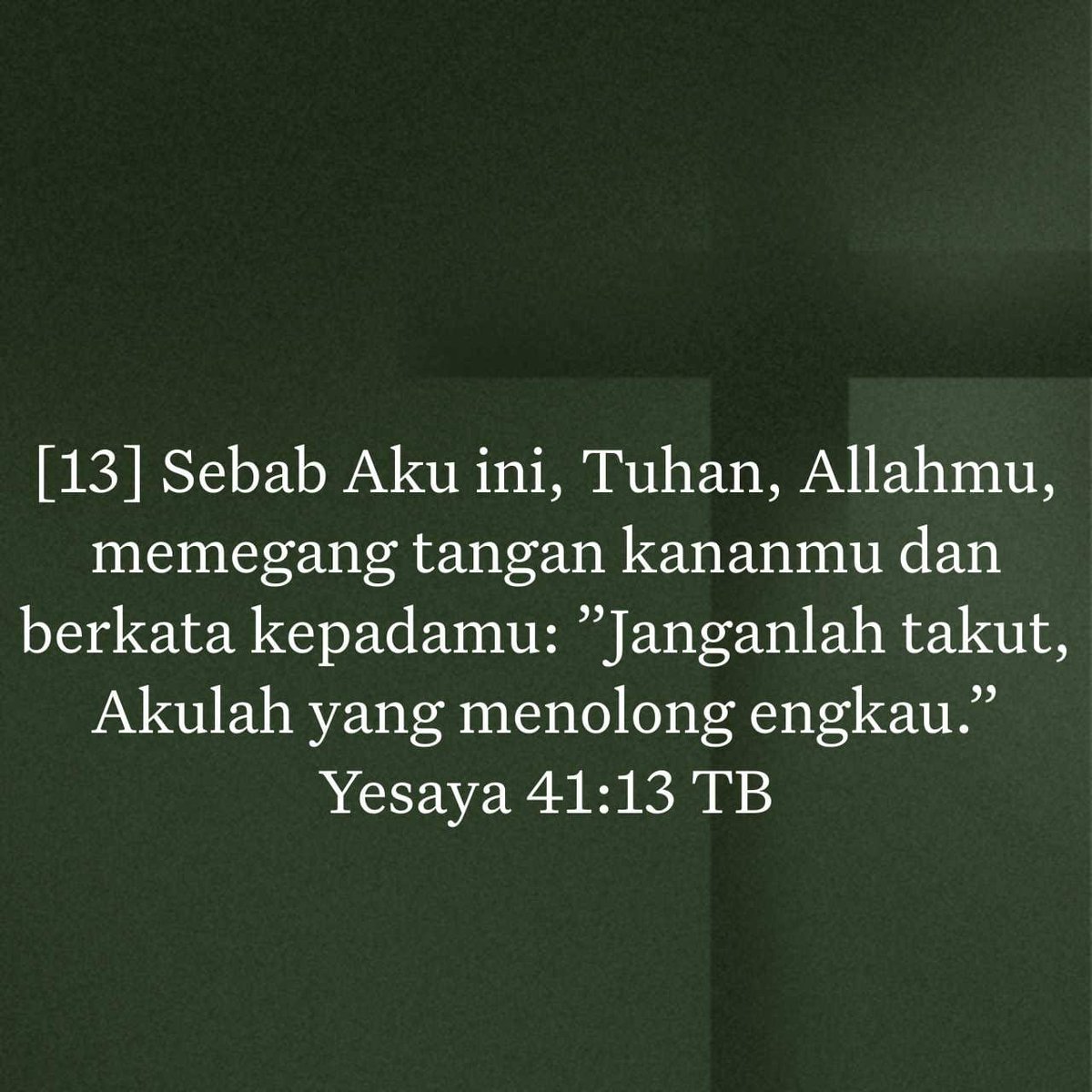 lemuel_marthen's tweet photo. RENUNGAN HARIAN TETEMANIS SUNGGUH MANISEE

Shalom! Janganlah takut, Akulah yang menolong engkau!
.
#Yesaya41:8-20
#Yesaya41:13
#LordJesusYourSavior
#TuhanYesusJuruSelamatHidupmu
#HappyWednesdayMorning

               https://t.co/CDNStZMQbl https://t.co/c588v0GNIs
