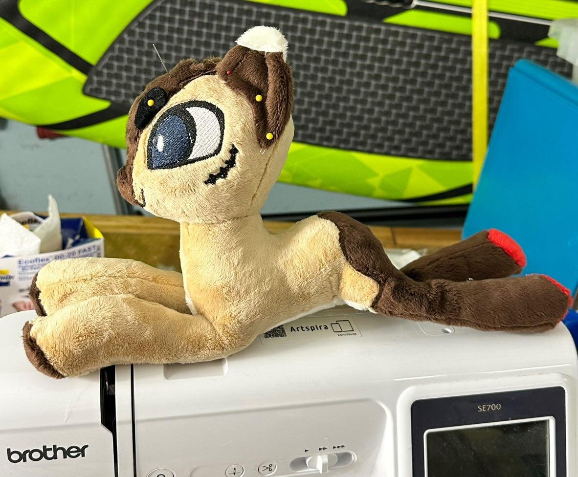 RevsPonyCorner's tweet photo. I got an update on my plushie and ahhh he looks so cute so far https://t.co/QEENc9Qcr5