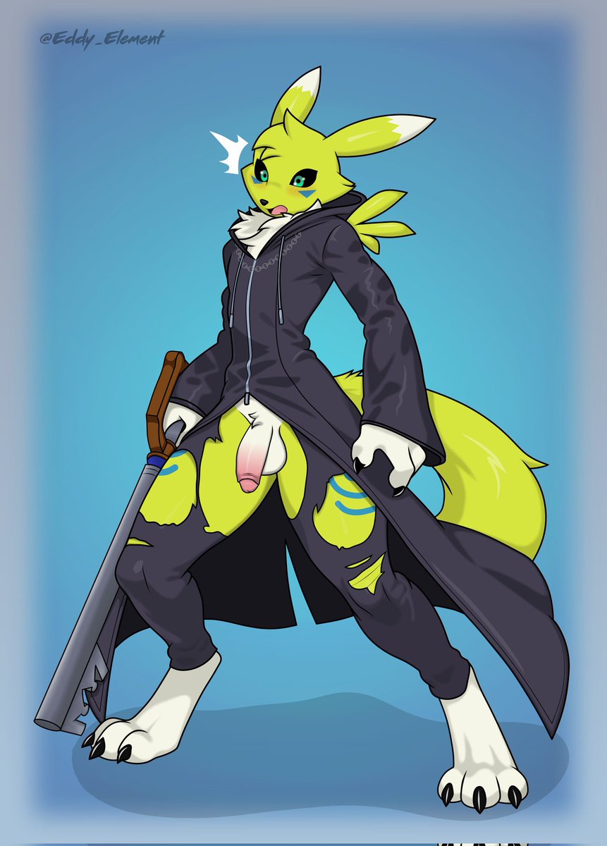 ThatRenamon's tweet photo. KH IN FORTNITE HUH? Im so in and I’m buying the Roxas skin for sure. Speaking of Kingdom Hearts and that dripped out robe Roxas wears…

Another blonde has entered the leather! 💛

🎨: @/Eddy_Element https://t.co/8x6UirDxt7