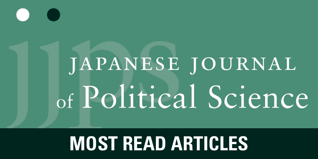 CUP_PoliSci's tweet photo. Check out the most-read articles from Japanese Journal of Political Science
📚 https://t.co/yvp9UvEnGo

#jjps https://t.co/RSowBufOdG