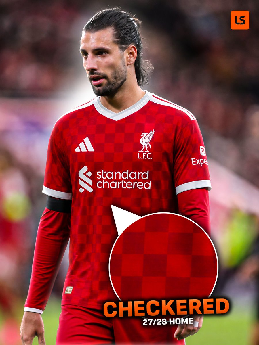 livescore's tweet photo. Some very early leaks are already giving us a glimpse at what next season’s Premier League kits COULD look like 👕👀

Here’s how four of them could look, based on early details reported by @Footy_Headlines &amp; @grhaer9  🔍 https://t.co/3lQP3Mkvo3