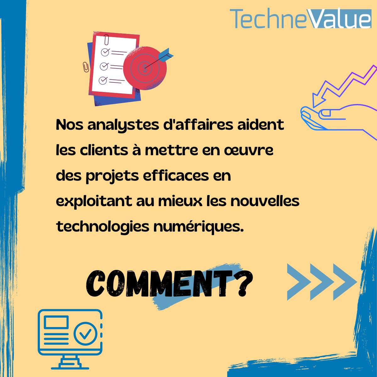 TechneValue's tweet photo. La réussite d'un projet dépend beaucoup de la capacité à adapter la solution au contexte du client. 📊🧩C'est pourquoi le rôle de nos analystes d'affaires est crucial. 👥✨
Visitez notre site web ou téléchargez la brochure pour en savoir plus : https://t.co/kUHOWmq9Bz #consulting https://t.co/jEbNC2H8Gl