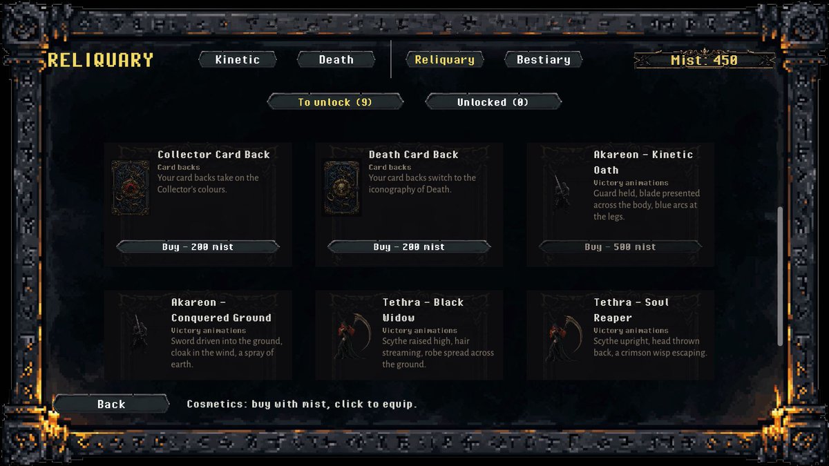 raiserisedie's tweet photo. Buy a game. Discover everything it holds by playing.

A new skin, an animation, a card… The joy of earning something.

That’s the spirit I want for Raise, Rise &amp; Die.

Steam below 👇 https://t.co/40OmiVbkL6