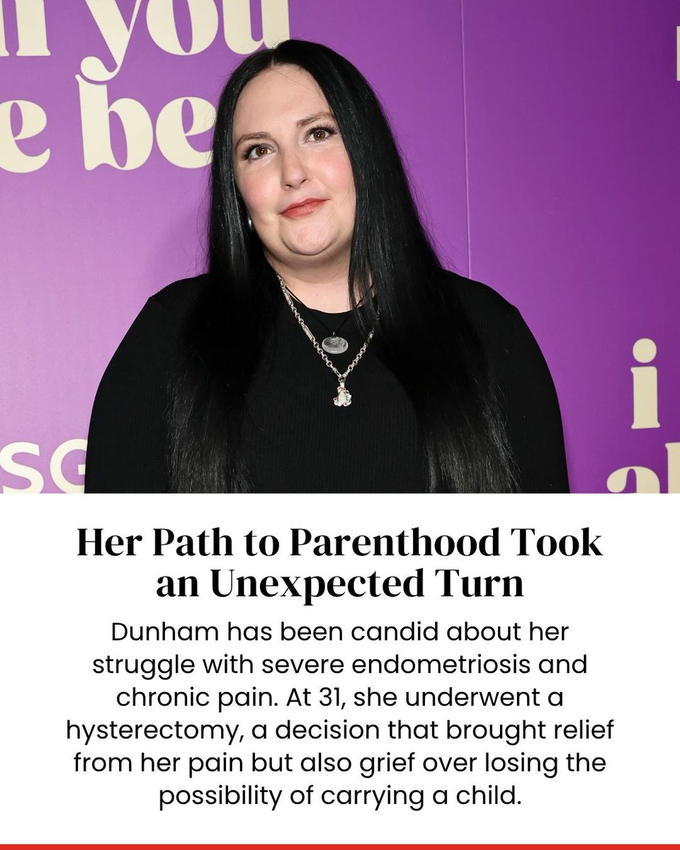 WomansWorldUS's tweet photo. 👩🍼 After years of navigating endometriosis and a hysterectomy, Lena Dunham has welcomed her first baby with husband Luis Felber. ❤️ She’s opening up about the long, unexpected journey to motherhood. 👉️ Swipe for more.
#womansworld #lenadunham #babynews https://t.co/iOaTtFvbih