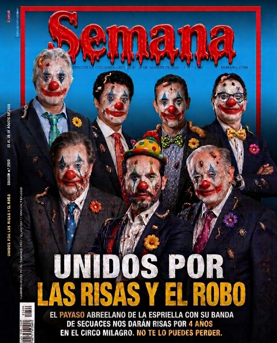 ramirezcar910's tweet photo. @jarizabaletaf "Convierenten" ? Hace 200 años eso es un circo y con este nuevo gobierno hubo cambio de payasos. El gobierno petro es el único que se salva de ese montaje. https://t.co/DhsxUB3RvP