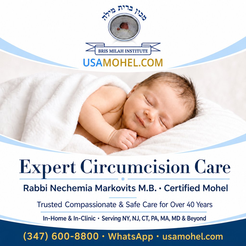 usamohel's tweet photo. Your baby's bris, at home or at your shul. Rabbi Nechemia Markovits, M.B., certified mohel and circumcision specialist: 40+ years, 20,000+ circumcisions. Serving NY, NJ, CT, PA, MA, MD &amp; VT. Free consultation: call or WhatsApp (347) 600-8800 · https://t.co/pMCYVHenGk https://t.co/MQIiWxroYF