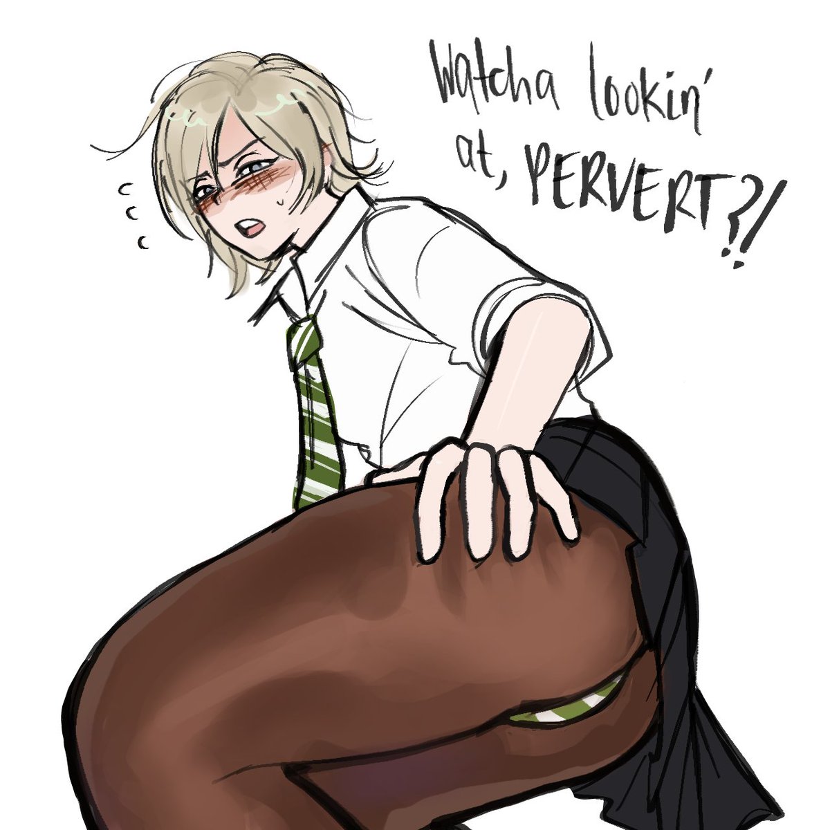 rysunn1's tweet photo. when its 8th year so u js be wearing anything 😂 #dracomalfoy https://t.co/13rzEhM4A0