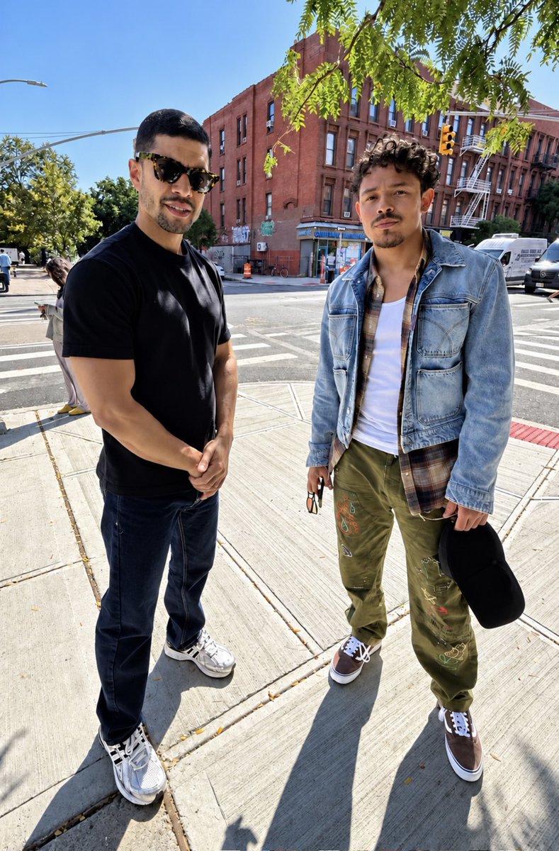 kvng_chi's tweet photo. What’s the Latino version of “My Mac &amp; Yams touching” because baby! 

Anthony Ramos 🇵🇷 and Rick Gonzalez 🇵🇷🇩🇴 https://t.co/wSFv77FPH2