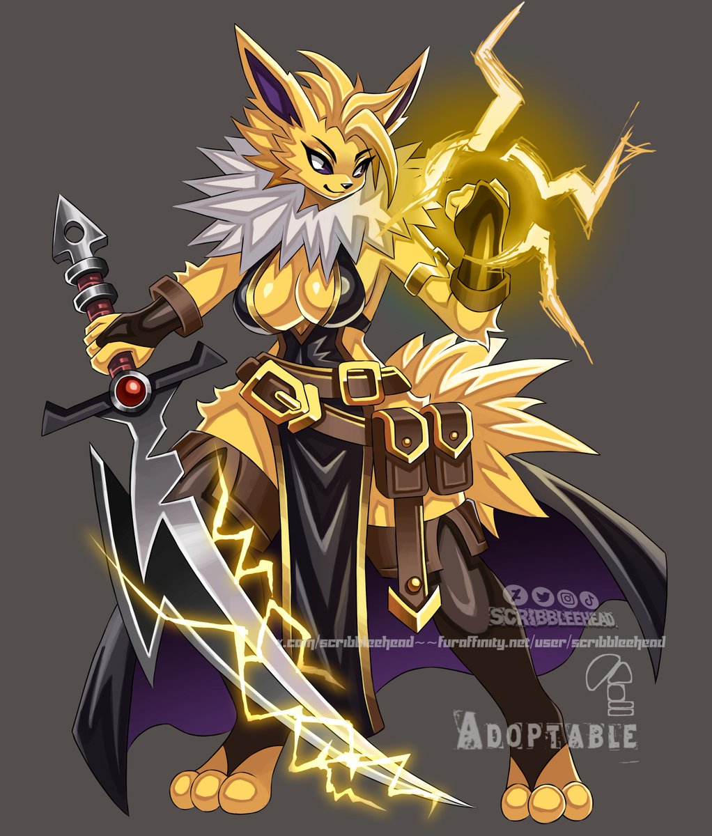 scribbleehead's tweet photo. A new Auction is up  
A Lightning Sorceress!  
To place your bids, check out my comment below! https://t.co/tH8tLD35OX