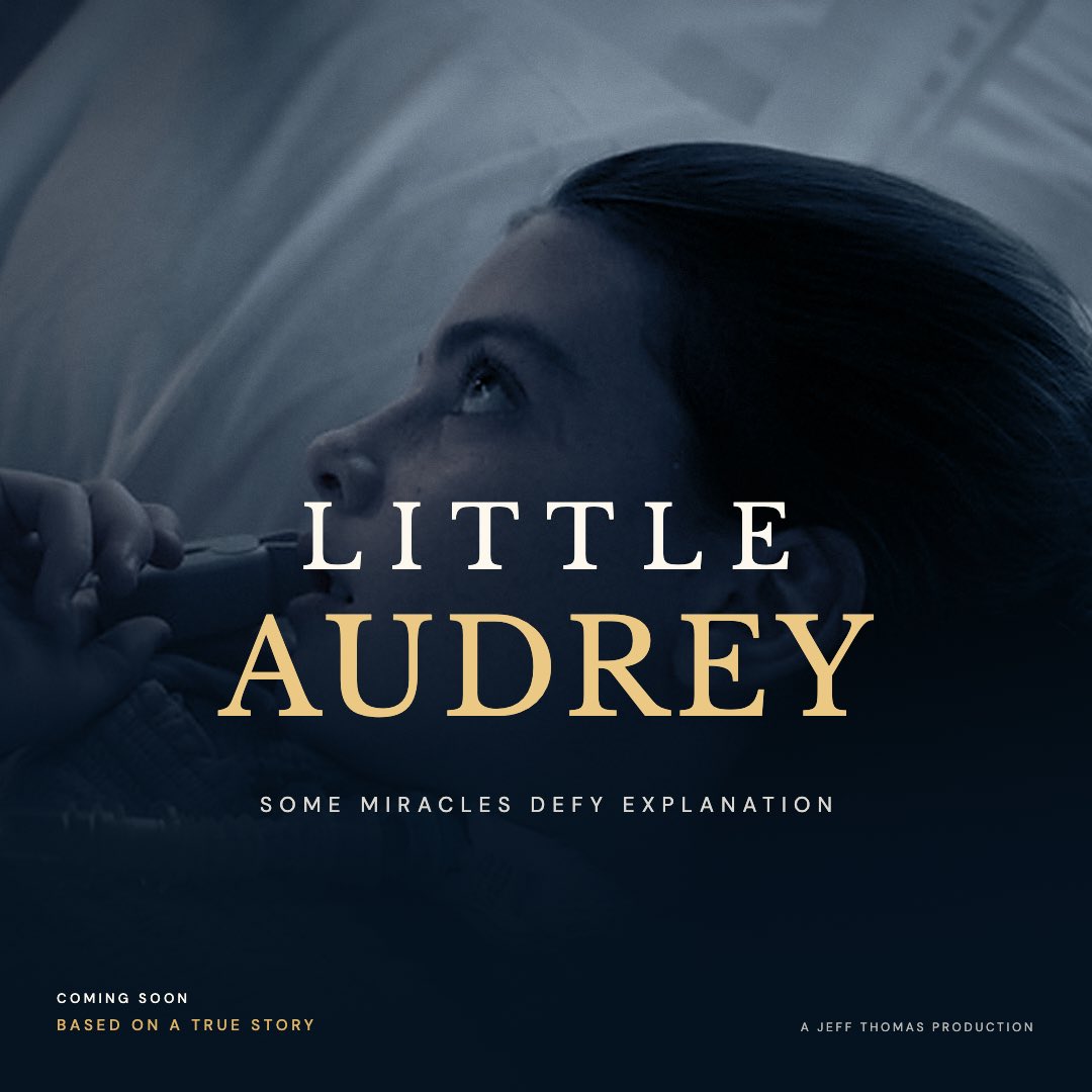 LittleAudreyFlm's tweet photo. Her story deserves to be told. 🌹 LITTLE AUDREY — an extraordinary story of faith, suffering, love, and hope. Discover the film at https://t.co/wqRzTHFu3J.

#LittleAudrey #Faith #Hope #Love https://t.co/0nxmdRhnH4